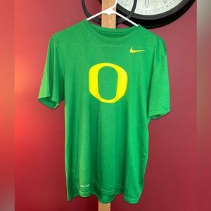 Nike Dri-fit Green and Yellow Oregon Ducks T-shirt